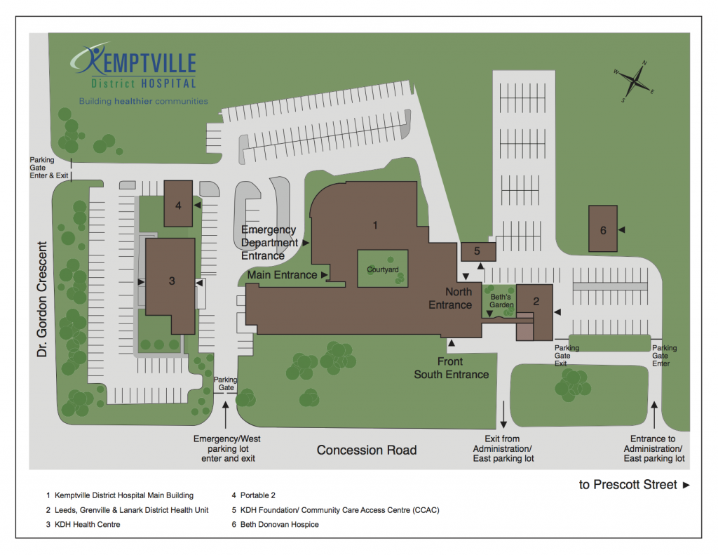 KDH Campus Map