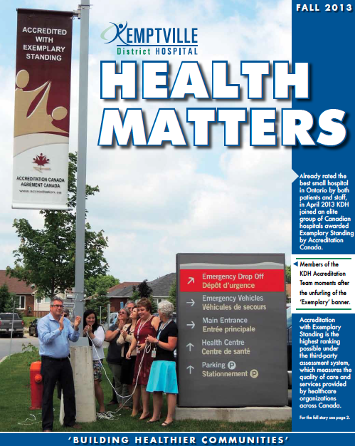 Health Matters Publication Fall-2013
