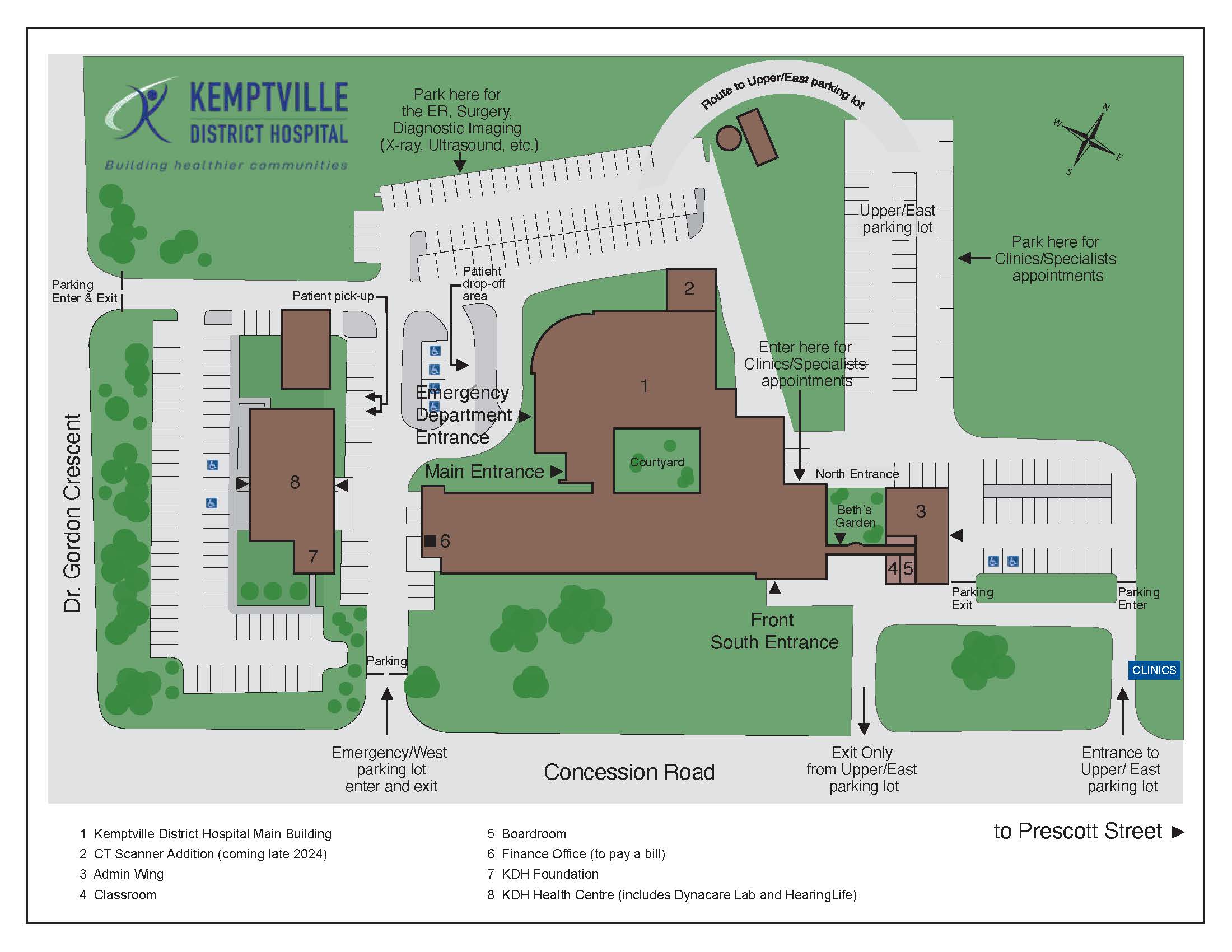 KDH external aerial view updated July 2024